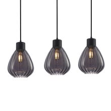 Tulip Glass & Iron 3 Light Pendant